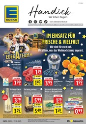 Aktueller EDEKA Supermarkt Prospekt in Korschenbroich und Umgebung, "Aktuelle Angebote" mit 26 Seiten, 22.12.2025 - 27.12.2025