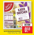 Kaiserbrötchen im Angebot bei Marktkauf in Reutlingen Kaiserbrötchen Angebote von Gut & Günstig bei Marktkauf Reutlingen für 0,59 €