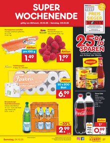 Coca Cola im Netto Marken-Discount Prospekt "Aktuelle Angebote" mit 62 Seiten (Oranienburg)