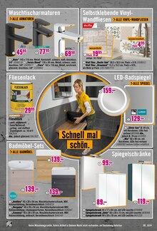 Bad-Spiegelschrank im Hornbach Prospekt "Den besten Preis kann nur der geben, der ihn wirklich hat." mit 34 Seiten (Wuppertal)