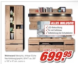 Wohnwand Angebote bei Möbel AS Singen für 699,95 €