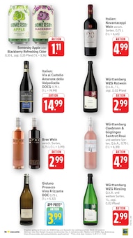 Getränke im EDEKA Prospekt "Aktuelle Angebote" mit 63 Seiten (Heilbronn)