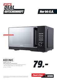 MediaMarkt Saturn Mikrowelle im Prospekt MediaMarkt Saturn Mikrowelle im Prospekt
