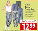 leichte Damen-Sommerhose bei famila Nordost im Lütjenburg Prospekt für 12,99 €