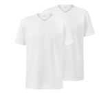 2 T-Shirts mit V-Ausschnitt im aktuellen Tchibo Prospekt für 14,99 €