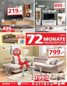 Fernseher im Segmüller Prospekt "Sitz Element Gratis" mit 6 Seiten (Leverkusen)