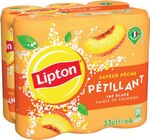 Thé glacé saveur pêche pétillant - LIPTON dans le catalogue Intermarché Hyper