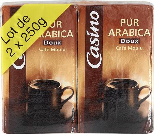 Café moulu pur arabica Doux