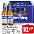 Premium Pilsener Angebote von Fürstenberg bei E center Rottweil für 10,99 €