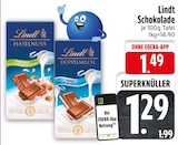Schokolade im Angebot bei EDEKA in Kaufbeuren Schokolade Angebote von Lindt bei EDEKA Kaufbeuren für 1,29 €