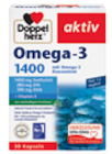 Aktiv Omega-3 1400 im Müller Prospekt Aktiv Omega-3 1400 von Doppelherz im aktuellen Müller Prospekt für 4,99 €