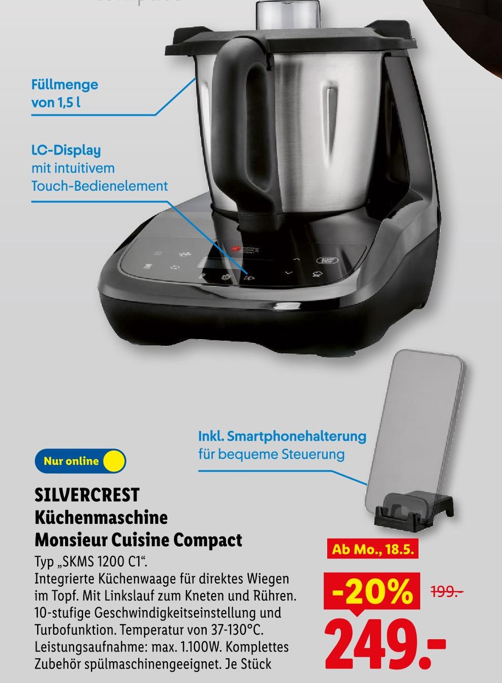 Küchenmaschine Monsieur Cuisine Compact