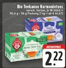 Bio Teekanne Harmonietees Angebote von Teekanne bei E center Solingen für 2,22 €