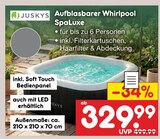 Aufblasbarer Whirlpool SpaLuxe Angebote von Juskys bei Netto Marken-Discount Karlsruhe für 329,99 €