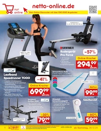 Fitnessgeräte Angebot im aktuellen Netto Marken-Discount Prospekt auf Seite 28