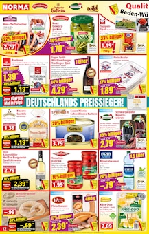 Mineralwasser im Norma Prospekt "Mehr fürs Geld" mit 20 Seiten (Mannheim)