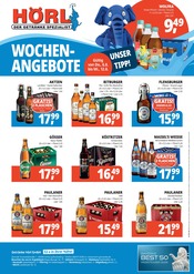 Getränke Hörl Getränkemärkte Prospekt der aktuellen Woche mit 4 Seiten, gültig von 06.08.2026 bis 12.08.2026, in Riedenburg und Umgebung Aktueller Getränke Hörl Getränkemärkte Prospekt in Riedenburg und Umgebung, "HÖRL. DER GETRÄNKE SPEZIALIST" mit 4 Seiten, 06.08.2026 - 12.08.2026