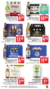 Bier im EDEKA Prospekt "Aktuelle Angebote" mit 45 Seiten (Weinheim)