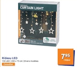 Rideau LED en promo chez Action Martigues à 7,95 €