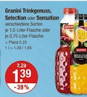 Trinkgenuss, Selection oder Sensation von Granini im aktuellen V-Markt Prospekt für 1,39 €