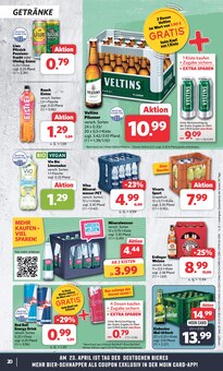 Wasser im combi Prospekt "Markt - Angebote" mit 24 Seiten (Bremen)