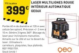 Tout Faire Bréal-sous-Montfort - Promo Laser Multilignes Rouge Intérieur Automatique GEO6X Promo Laser Multilignes Rouge Intérieur Automatique GEO6X à 399,00 € dans le catalogue Tout Faire à Bréal-sous-Montfort