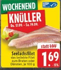 Aktuelle Lachs Angebote bei EDEKA in Koblenz Aktuelles Seelachsfilet Angebot bei EDEKA in Koblenz ab 1,69 €