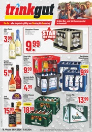 Aktueller Trinkgut Getränkemärkte Prospekt für Schwerte: Aktuelle Angebote mit 10} Seiten, 06.05.2024 - 11.05.2024