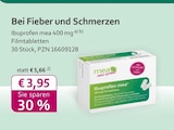 Ibuprofen mea 400 mg Filmtabletten im mea - meine apotheke Prospekt Ibuprofen mea 400 mg Filmtabletten von mea im aktuellen mea - meine apotheke Prospekt für 3,95 €