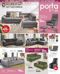 Couch Angebot im aktuellen porta Möbel Prospekt auf Seite 1