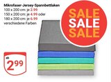 Mikrofaser-Jersey-Spannbettlaken Angebote bei GLOBUS Halle für 2,99 €
