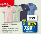 Poloshirt Angebote von esmara x U.S. Grand Polo bei Lidl Wiesbaden für 9,99 €