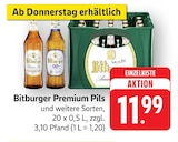 Premium Pils Angebote von Bitburger bei E center Singen für 11,99 €