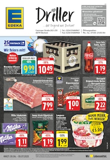 EDEKA Prospekt der Woche "Aktuelle Angebote" Seite 1, 30.06.2025 bis 05.07.2025 für Bochum Aktueller EDEKA Prospekt "Aktuelle Angebote" Seite 1 von 24 Seiten für Bochum