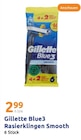 Blue3 Rasierklingen Smooth im Angebot bei Action in Castrop-Rauxel Blue3 Rasierklingen Smooth Angebote von Gillette bei Action Castrop-Rauxel für 2,99 €
