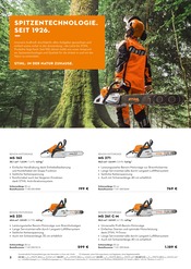 Aktueller STIHL Prospekt mit Werkzeug, "In der Natur zuhause. Seit 1926.", Seite 2