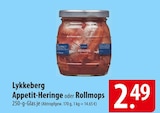 Lykkeberg Appetit-Heringe oder Rollmops Angebote bei famila Nordost Kiel für 2,49 €