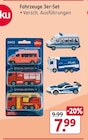 Fahrzeuge 3er-Set im Rossmann Prospekt Fahrzeuge 3er-Set von Siku im aktuellen Rossmann Prospekt für 7,99 €
