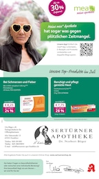 mea - meine apotheke Prospekt für Frankfurt: "Unsere Juli-Angebote", 4 Seiten, 01.07.2025 - 31.07.2025
