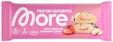 REWE Gersheim - Proteinriegel White Chocolate Strawberry Cream Angebot im Prospekt Proteinriegel White Chocolate Strawberry Cream bei REWE im Gersheim Prospekt für 1,99 €