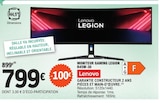 Moniteur Gaming Legion R45W-30 - LENOVO en promo chez E.Leclerc Rennes à 799,00 €