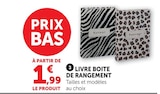 Super U Limoges - Promo Livre boîte de rangement Promo Livre boîte de rangement à 1,99 € dans le catalogue Super U à Limoges