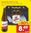 Premium Pils bei Netto Marken-Discount im Naunhof Prospekt für 8,49 €