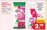 Reiniger oder Tücher im Netto Marken-Discount Prospekt Reiniger oder Tücher von Sagrotan im aktuellen Netto Marken-Discount Prospekt für 2,79 €