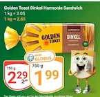 Aktuelle Toaster Angebote bei GLOBUS in Braunschweig Aktuelles Dinkel Harmonie Sandwich Angebot bei GLOBUS in Braunschweig ab 1,99 €