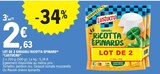 Lot de 2 girasoli ricotta epinard - LUSTUCRU dans le catalogue E.Leclerc