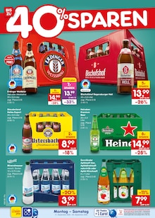 Wasser im Netto Marken-Discount Prospekt "Aktuelle Angebote" mit 71 Seiten (Regensburg)