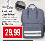 Rucksack "Inselleben" Angebote von InselLieben bei Kaufhaus Stolz Rostock für 29,99 €