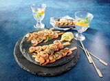 4 BROCHETTES DE CREVETTES CUITES - SANS MARQUE en promo chez Auchan Supermarché Orléans à 4,99 €