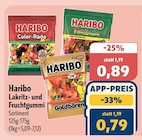 Lakritz- und Fruchtgummi Sortiment von Haribo im aktuellen aktiv & irma Prospekt